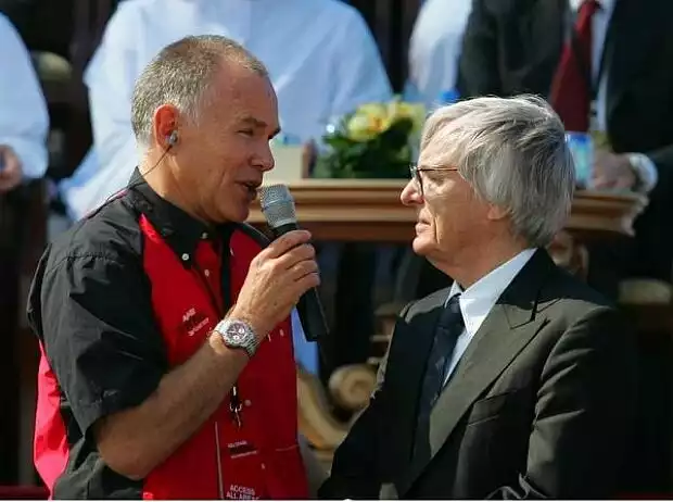 Titel-Bild zur News: Peter Windsor und Bernie Ecclestone