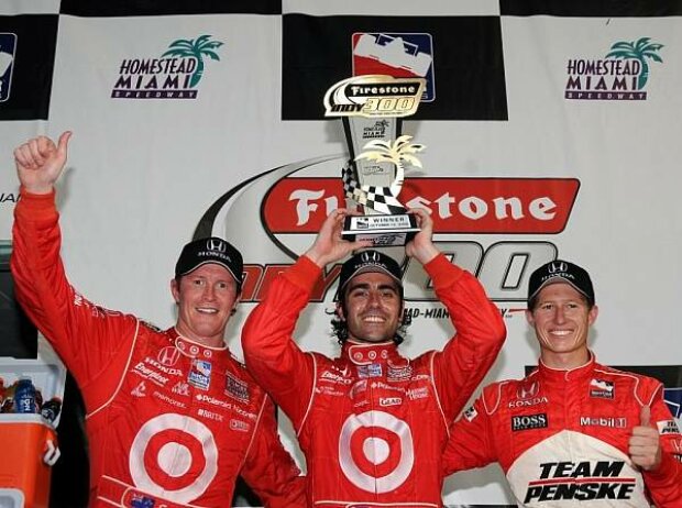 Dario Franchitti, Scott Dixon, Ryan Briscoe