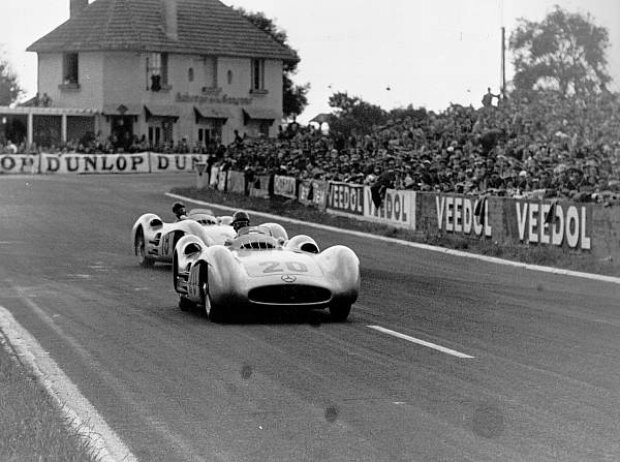 Karl Kling beim Grand Prix in Reims 1954