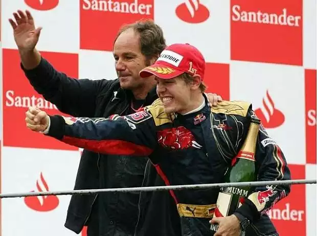 Sebastian Vettel, Gerhard Berger Titel-Bild zur News: Sebastian Vettel, Gerhard Berger