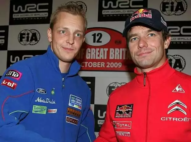 Titel-Bild zur News: Mikko Hirvonen, Sébastien Loeb