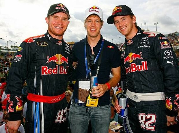 Scott Speed, Sebastian Vettel, Brian Vickers Scott Speed, Sebastian Vettel, Brian Vickers