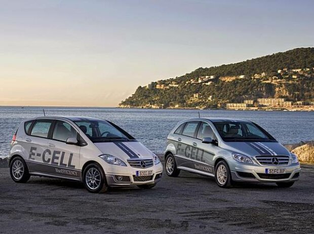 Titel-Bild zur News: Elektro-Fahrzeuge von Mercedes-Benz