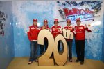  Nicky Hayden, Casey Stoner (Ducati) und Fernando Alonso, Felipe Massa, Giancarlo Fisichella (Ferrari)