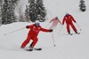 Bild zum Inhalt: Ferrari: Entspannter Tag auf Skiern