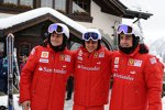 Giancarlo Fisichella, Felipe Massa und Fernando Alonso (Ferrari) 