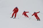 Fernando Alonso, Felipe Massa und Giancarlo Fisichella (Ferrari) 