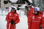 Felipe Massa und Fernando Alonso (Ferrari) 