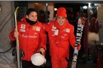 Giancarlo Fisichella und Fernando Alonso (Ferrari) 