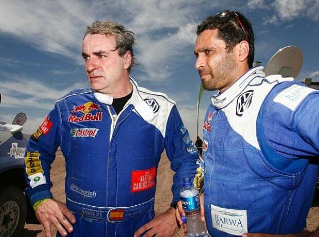 Carlos Sainz und Nasser Al-Attiyah Carlos Sainz und Nasser Al-Attiyah