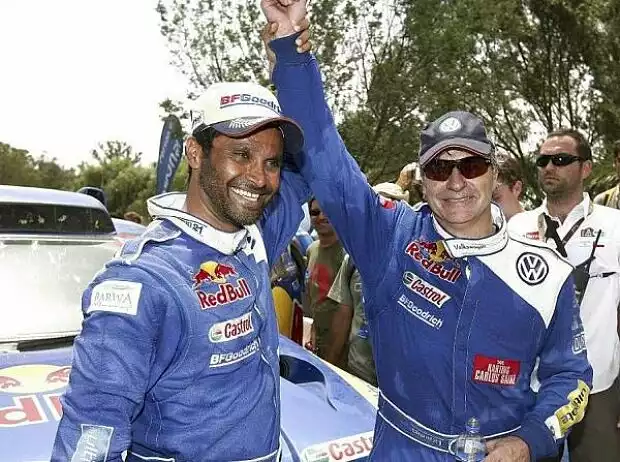 Titel-Bild zur News: Nasser Al-Attiyah, Carlos Sainz