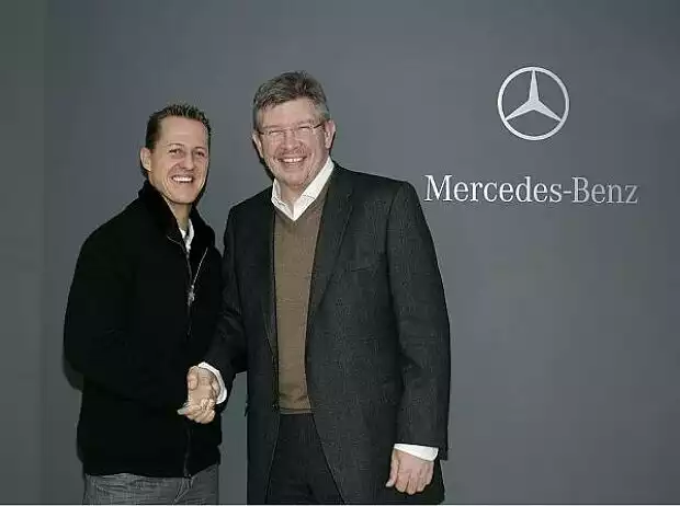 Titel-Bild zur News: Michael Schumacher und Ross Brawn