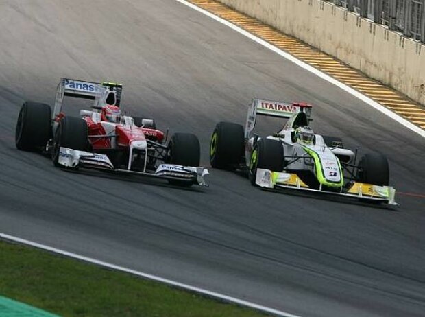 Kamui Kobayashi und Jenson Button Kamui Kobayashi und Jenson Button