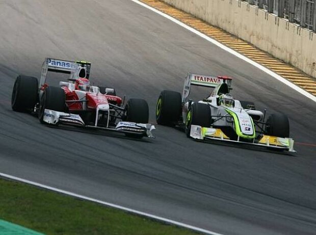 Kamui Kobayashi und Jenson Button