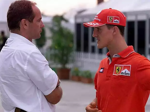 Gerhard Berger und Michael Schumacher Titel-Bild zur News: Gerhard Berger und Michael Schumacher