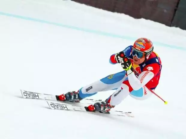 Didier Cuche beim Hahnenkammrennen Titel-Bild zur News: Didier Cuche beim Hahnenkammrennen