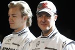 Nico Rosberg (Mercedes) und Michael Schumacher (Mercedes) 