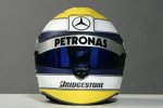 Der Helm von Nico Rosberg (Mercedes) 