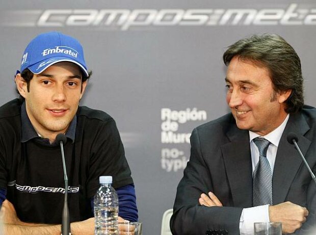 Bruno Senna und Adrian Campos Bruno Senna und Adrian Campos
