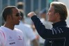 Bild zum Inhalt: Alte Liebe: Hamilton und Rosberg im Kart