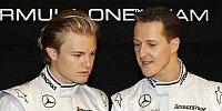 Bild zum Inhalt: Schumacher zeigt Respekt vor Rosberg