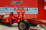 Das neue Ferrari-Duo Fernando Alonso und Felipe Massa