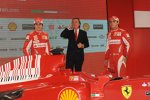 Fernando Alonso, Ferrari-Präsident Luca di Motezemolo und