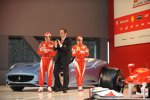 Fernando Alonso, Teamchef Stefano Domenicali und Felipe Massa