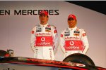 Jenson Button (McLaren) und Lewis Hamilton (McLaren) 