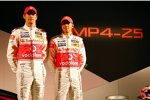 Jenson Button (McLaren) und Lewis Hamilton (McLaren) 