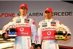 Jenson Button (McLaren) und Lewis Hamilton (McLaren) 