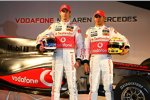 Jenson Button (McLaren) und Lewis Hamilton (McLaren) 