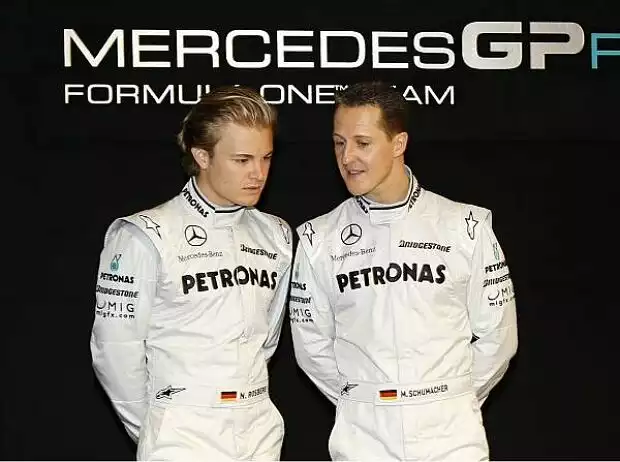Nico Rosberg und Michael Schumacher Titel-Bild zur News: Nico Rosberg und Michael Schumacher