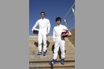 Pedro de la Rosa (Sauber), Kamui Kobayashi (Sauber)