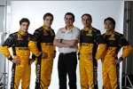 Ho-Pin Tung (A1 Team.CHN) Robert Kubica (Renault) Vitaly Petrov (Campos) Jerome D'Ambrosio (DAMS) Eric Boullier 