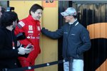 Ferrari-Sportdirektor Massimo Rivola Massimo Rivola und Michael Schumacher (Mercedes) 