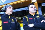 Vitaly Petrov (Renault) und Eric Boullier 