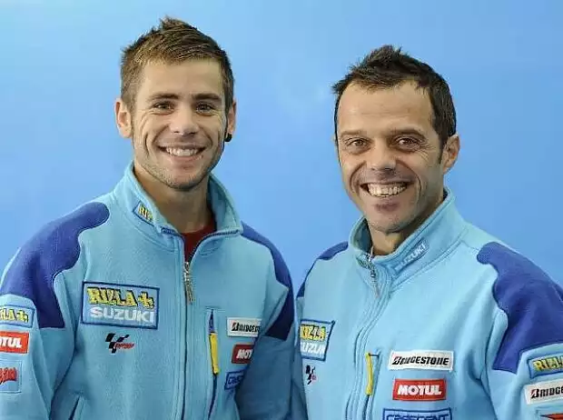 Alvaro Bautista und Loris Capirossi Titel-Bild zur News: Alvaro Bautista und Loris Capirossi