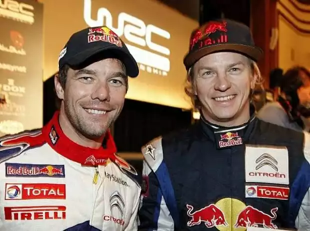 Titel-Bild zur News: Sébastien Loeb, Kimi Räikkönen