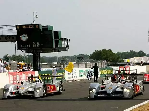Emanuele Pirro, Rinaldo Capello, Frank Biela, Marco Werner, Tom Kristensen Titel-Bild zur News: Emanuele Pirro, Rinaldo Capello, Frank Biela, Marco Werner, Tom Kristensen