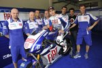 Jorge Lorenzo (Yamaha) und seine Crew