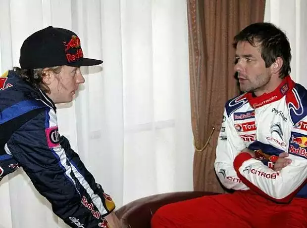 Kimi Räikkönen Sébastien Loeb Titel-Bild zur News: Kimi Räikkönen Sébastien Loeb