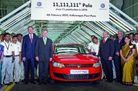 VW-Produktionsjubiläum in Pune