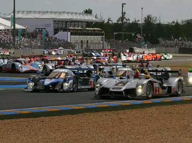 Titel-Bild zur News: Allan McNish, Rinaldo Capello, Stéphane Sarrazin, Tom Kristensen, Sébastien Bourdais, Franck Montagny