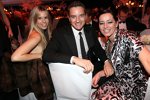 Nico Rosbergs Freundin Jessica, Timo Scheider (Abt-Audi) und Jasmin Rubatto