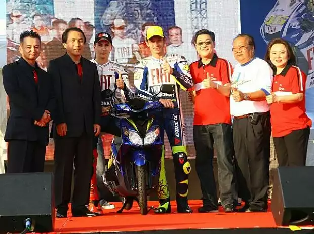 Jorge Lorenzo und Valentino Rossi Titel-Bild zur News: Jorge Lorenzo und Valentino Rossi
