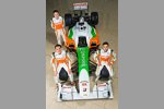  Adrian Sutil, Vitantonio Liuzzi und Paul di Resta (Force India) 