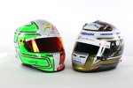 Die Helme von Vitantonio Liuzzi (Force India) und Adrian Sutil (Force India) 