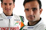 Adrian Sutil (Force India) und Vitantonio Liuzzi (Force India) 