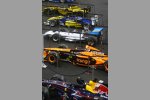 Die ausgestellten Formel-1-Boliden der Racingshow, allen voran ein Red Bull RB4